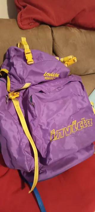 Zaino Invicta Monviso 4 Viola Giallo