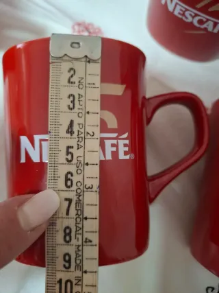 Tazas Nescafé 75 Aniversario (Rojas)