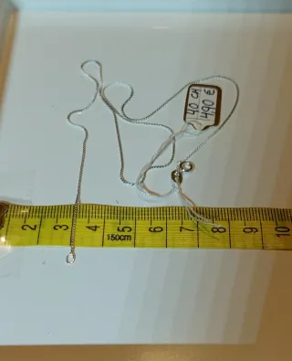 Cadena de Plata de Ley de 40cm