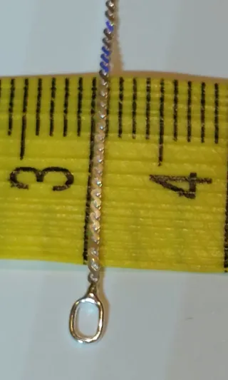 Cadena de Plata de Ley de 40cm