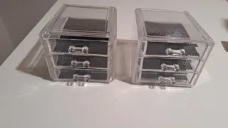 Cajas joyero acrílicas transparentes 5€ cada una