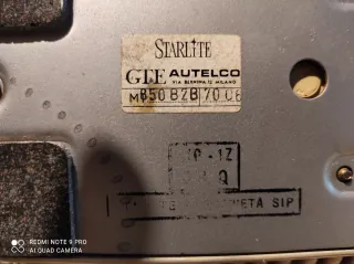 Telefono fisso vintage beige