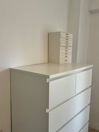 Cómoda / Cajonera Blanca Gran Capacidad