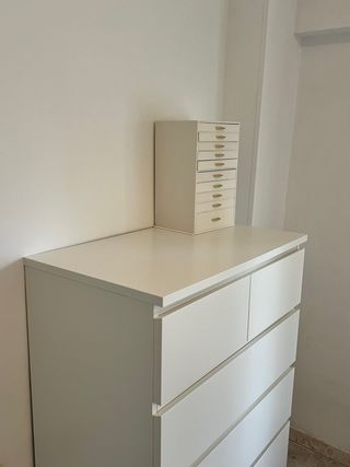 Cómoda / Cajonera Blanca Gran Capacidad