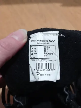 Botas de nieve Quechua negras