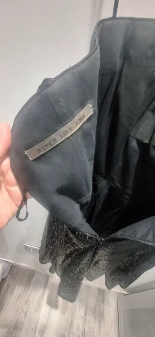 Vestido lentejuelas negro