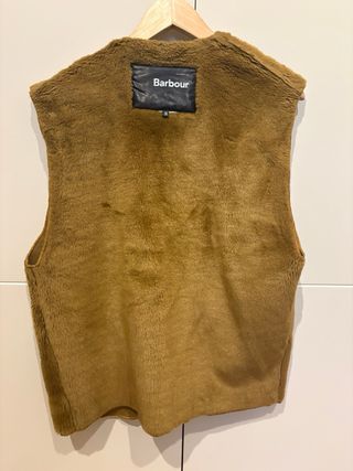 Chaleco Barbour Forro Marrón Talla 34