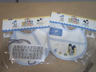 Lote 8 paquetes Baberos para bordar