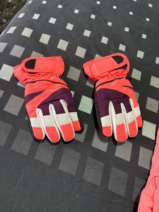 Pantalón de nieve coral talla 3-4