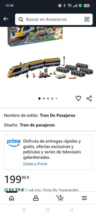 Nuovo treno Lego City