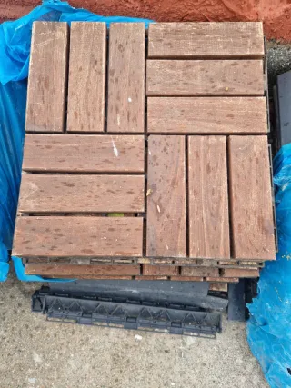 Baldosas de madera para exterior