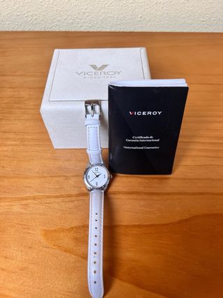 Reloj Viceroy Mujer Blanco Quartz. Caja Original