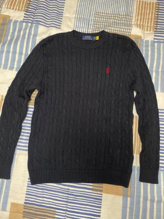 Jersey Polo Ralph Lauren Negro Talla M