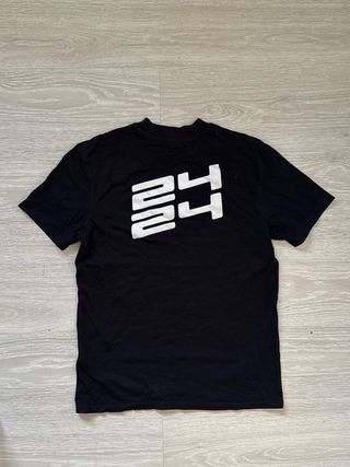 Camiseta Negra Estampada Motor Racing Team