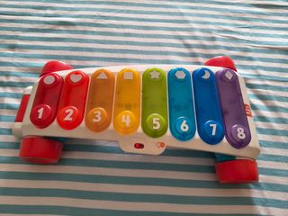 Piano Fisher Price con luces y números