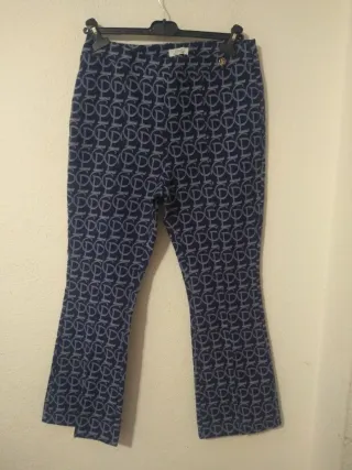 Pantalón Cuplé Azul Estampado