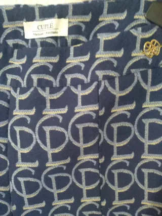 Pantalón Cuplé Azul Estampado