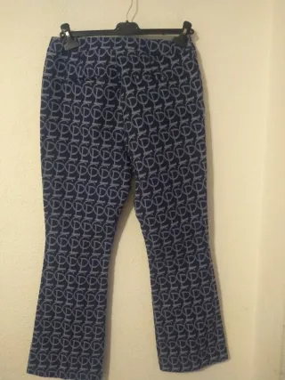 Pantalón Cuplé Azul Estampado