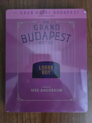 El Gran Hotel Budapest Steelbook Blu-ray