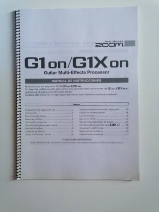 Zoom G1Xon Pedal Multiefectos Guitarra