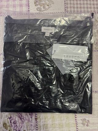 Camiseta Negra Trucco Manga Corta