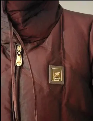 Giubbotto donna piuma d'oca bordeaux.