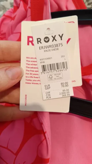Bañador Roxy Mujer Manga Larga Nuevo