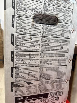 Gabinete Sharkoon RGB HEX ATX + 6 Ventiladores