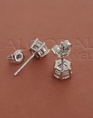 Pendientes MOISSANITAS 1 QUILATE