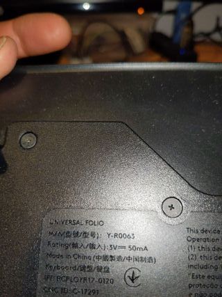 Funda con Teclado Logitech Universal Folio