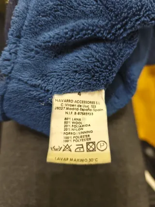 Gorro infantil azul y gris Wedze talla 4