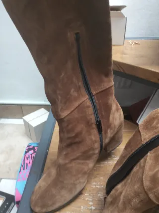 Stivali scamosciati Jeannot marroni