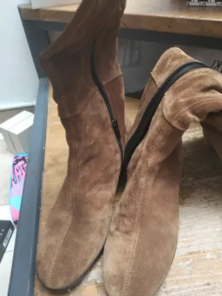 Stivali scamosciati Jeannot marroni