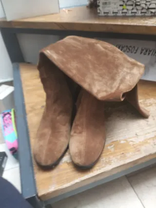 Stivali scamosciati Jeannot marroni