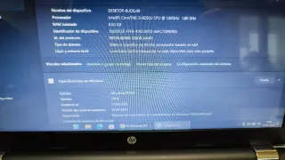 Portátil HP i5 8Gb RAM Windows 11 y Office