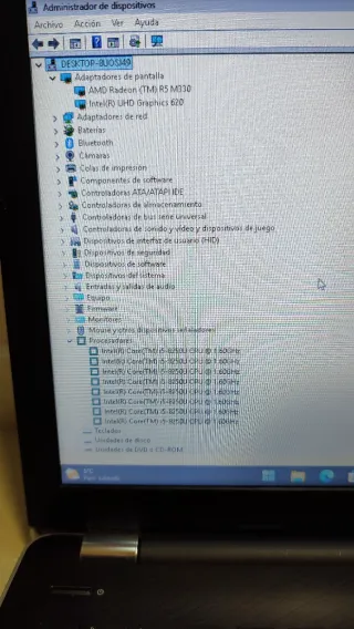 Portátil HP i5 8Gb RAM Windows 11 y Office