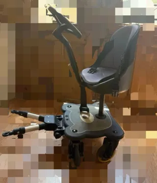 Patinete con asiento para carrito bebé