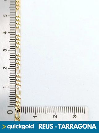 Cadena Oro 18K Figaro 60cm