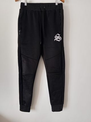 Lote 2 Pantalones Chándal SikSilk Negros