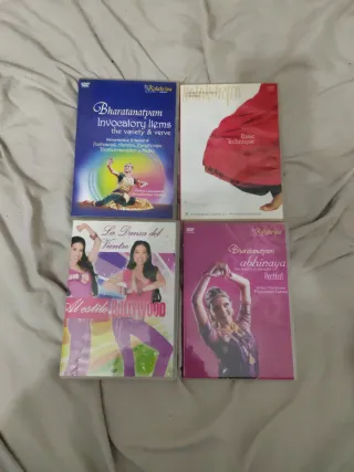 DVDs Danza India: Bharatanatyam y Bollywood