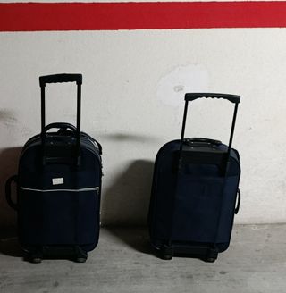 ✅❤️ ❤️ OFERTA‼️lote Maletas de viaje azules
