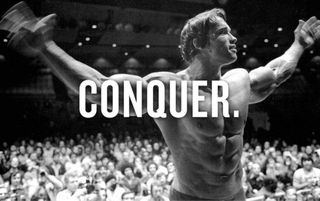 Póster Arnold Schwarzenegger Conquer