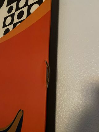 Cuadro Decorativo Mujer Sofá Naranja