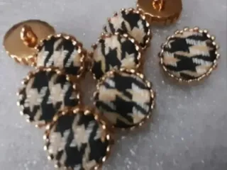 Lote 8 botones metal- 5 modelos