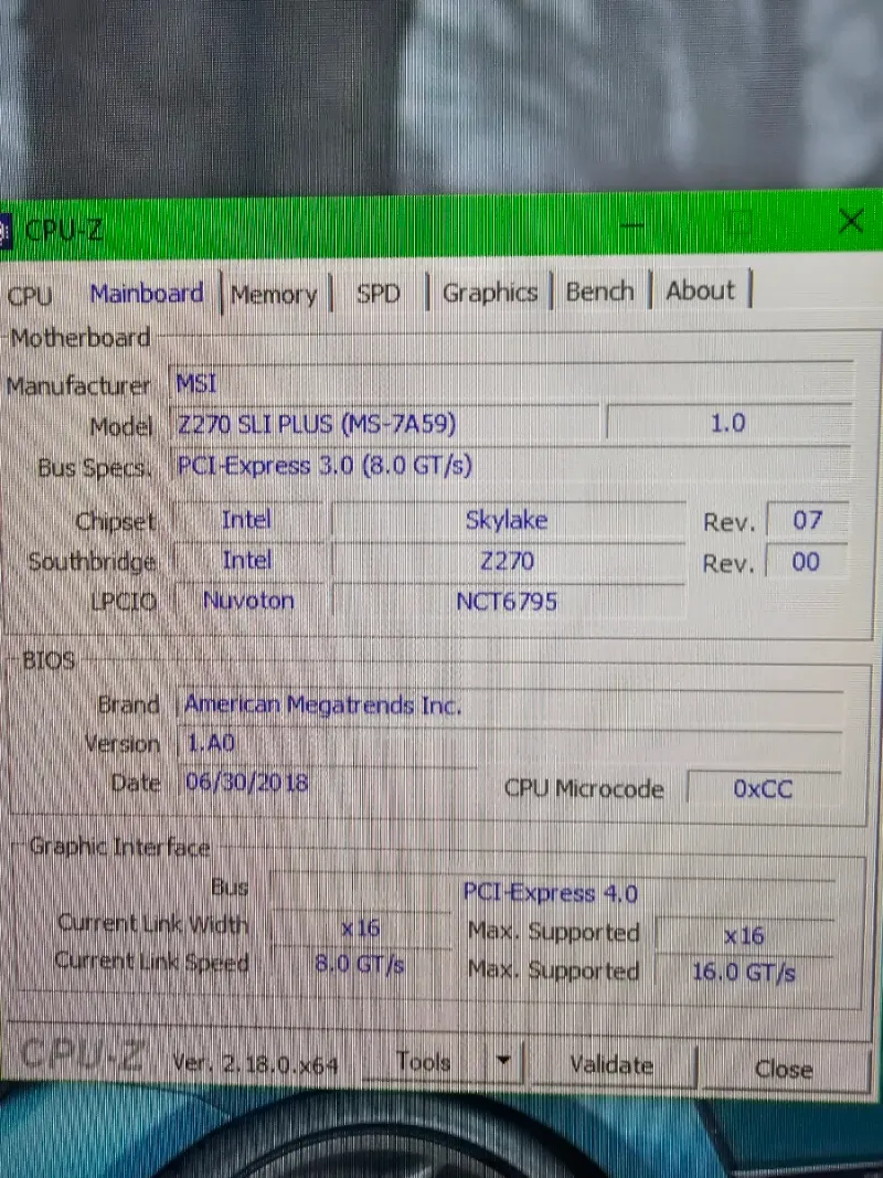 Placa Base MSI Z270 SLI PLUS afbeelding 2