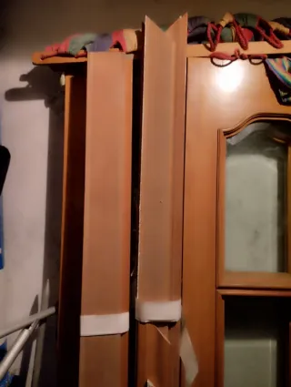 Puerta doble hoja comedor madera