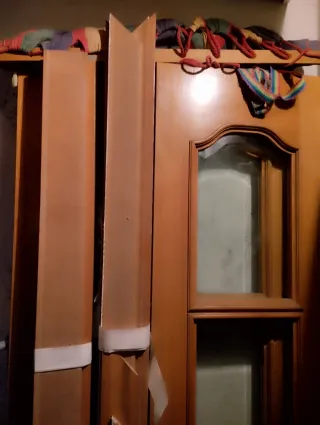 Puerta doble hoja comedor madera