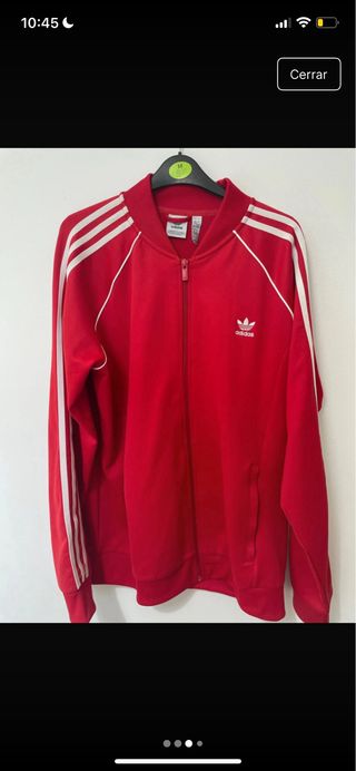 Sudadera Adidas Roja Talla XL