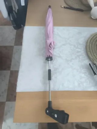 Sombrilla para carrito de bebé Rosa