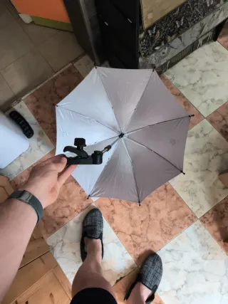 Sombrilla para carrito de bebé Rosa